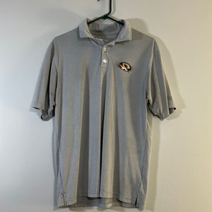 University of Missouri Rawlings Striped Polo